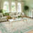 Kaldi Washable Area Rug for Bedroom Floral Ultra-Thin Non-Slip Pastel Bedroom Nursery Playroom Carpet-726973133