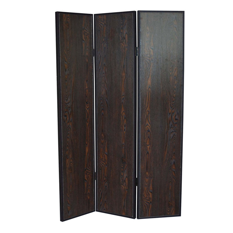 Diviseur de chambre à 3 panneaux de 1,80 m Carstens, Dark Brown