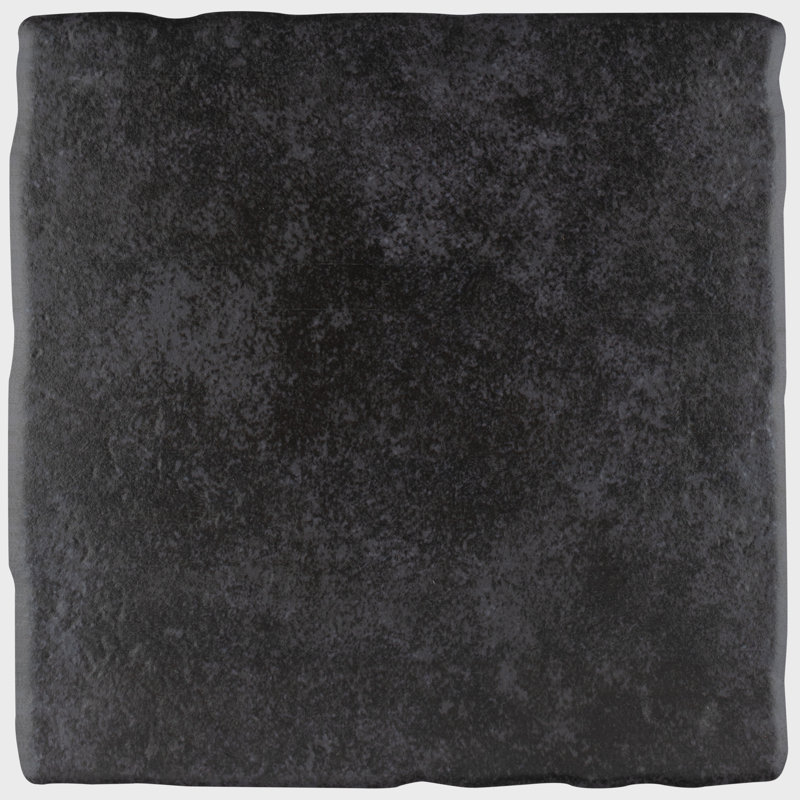 Costa 8" x 8" Ceramic Wall & Floor Tile, Grafito