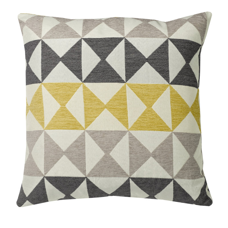 Urban Loft Geometric Feather Throw Pillow