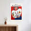 Woman In Folk Blouse Abstract Colorful Modern Portrait Wall Art Print 1 Piece Wrapped Canvas Wall Art-582468472