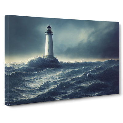 Enviable Lighthouse - Wrapped Canvas Print