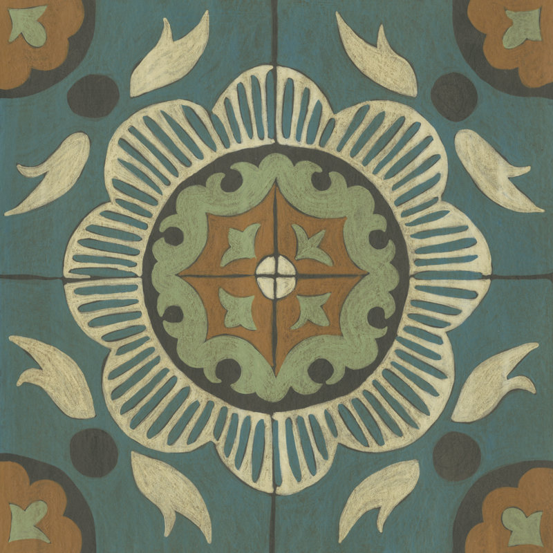 " Fraser Tile VI " by Chariklia Zarris Painting Print, 20" H x 20" W  