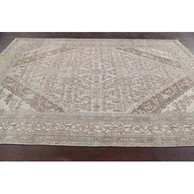 Muted Geometric  Traditional Area Rug 7x10