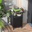 85 pte Chariot-bar pour barbecue avec rangement pour patio