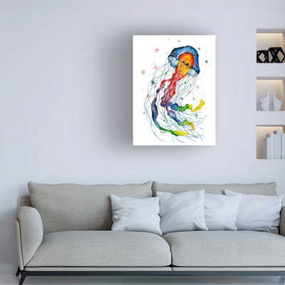 Dave Bartholet Jelly Fish Canvas Art