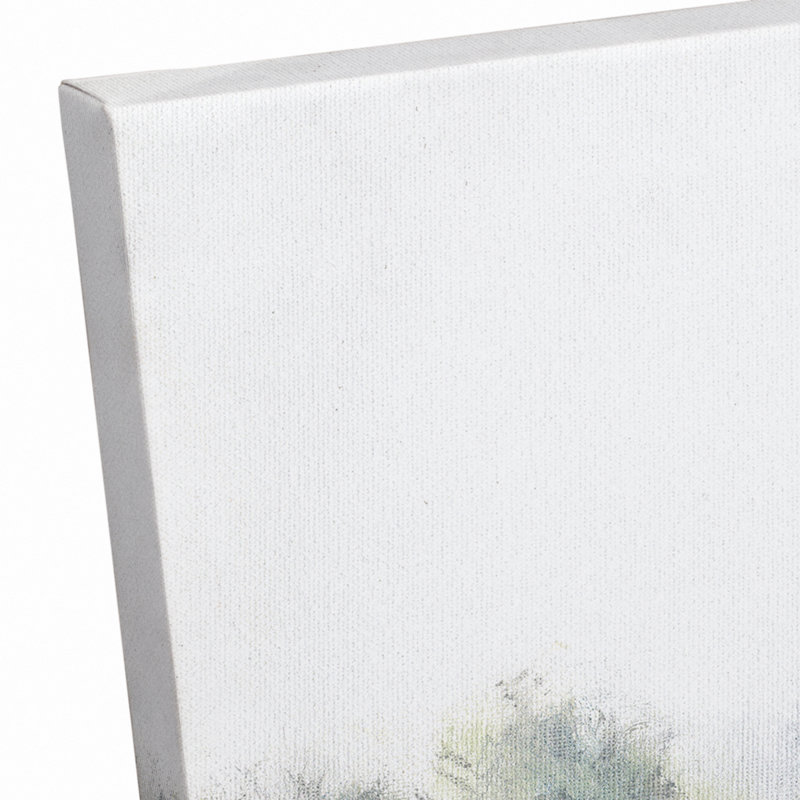 Paysage serein - peinture sur toile, Toile tendue, H 12 po x l 36 po x P 1,25 po