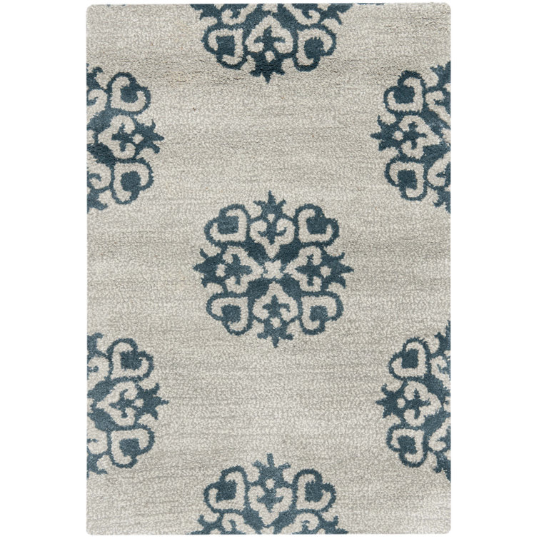 Candelo Hand Tufted Wool Pile Geometric Rug