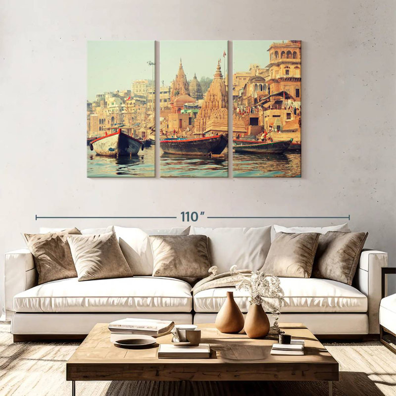 Sebbie Varanasi, 48" H x 74" W