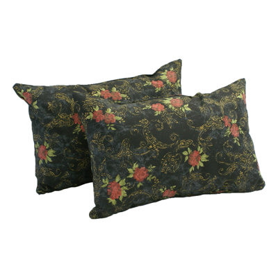 Floral Lumbar Pillow