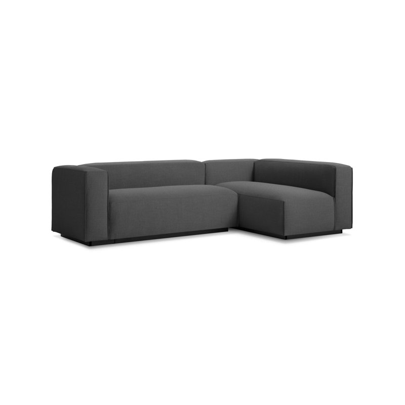 Cleon Modular Sectional, Maharam Meld in Panda, Left Hand Facing