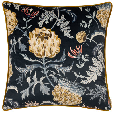 Chatsworth Artichoke Floral Square Cushion