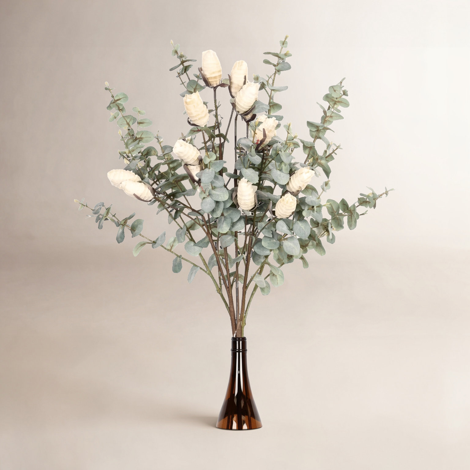 Eucalyptus Protea Stems