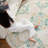 Vintage Floral Distressed Design Non-Slip Low-Pile Soft Thin Faux Wool Area Rug-1644600145