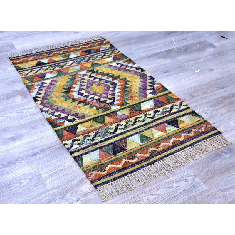 Arjun Cotton Southwestern Indoor Rug, Rectangle 3' x 5'