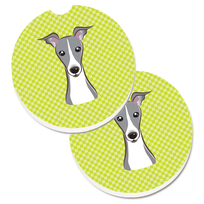 Sous-verre Retriever, Vert lime, Lévrier italien