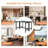 47'' Farmhouse Extendable Dining Table with Drop Leaf-98141896