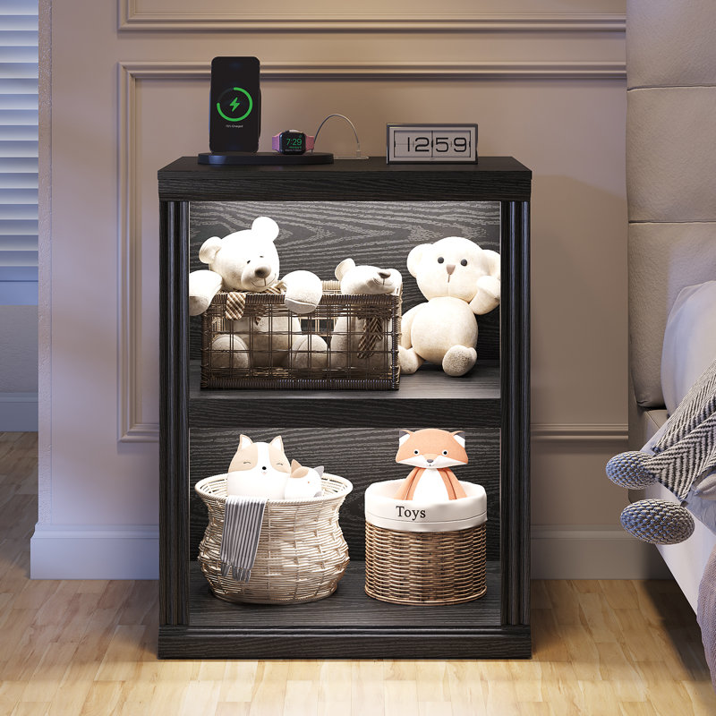 65cm H x 50cm W Bookcase, Black