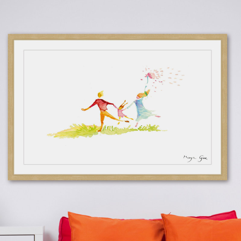 Maya Gur - Single Picture Frame Painting, 61cm H x 91cm W x 3.81cm D