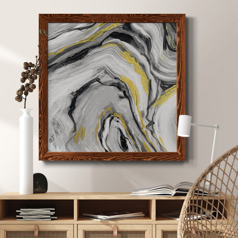 Golden Dream - cadre photo, impression sur toile, H 31,5 po x l 31,5 po x P 1,5 po, Érable encadré