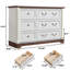 Commode 6 tiroirs style campagnard