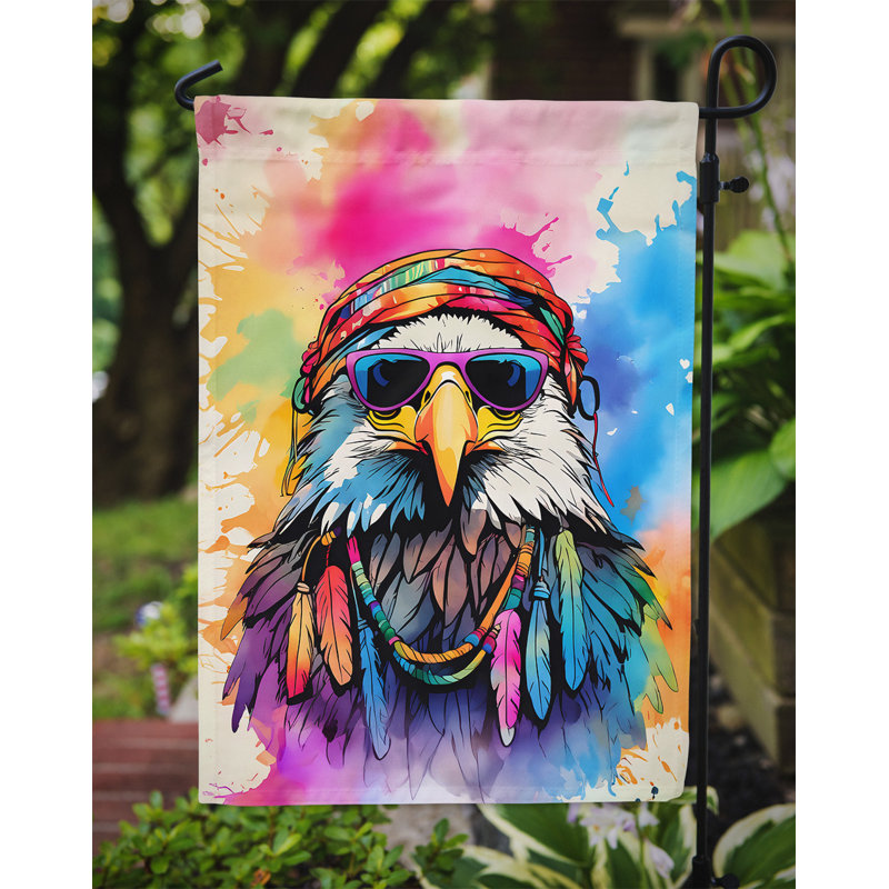 Drapeau de jardin hippie