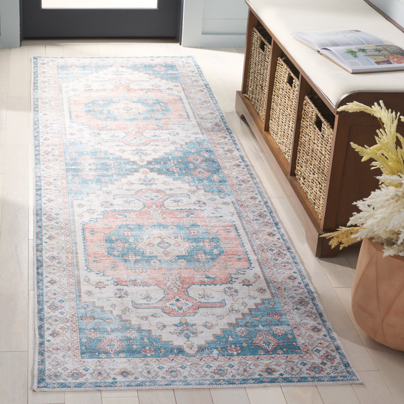 Elephus Machine Washable Performance Oriental Rug, Runner 2'6" x 8'