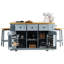 Ensemble de 3 îlots de cuisine avec grand abattant, prise de courant et support de rangement interne (avec 2 tabourets)-994224913
