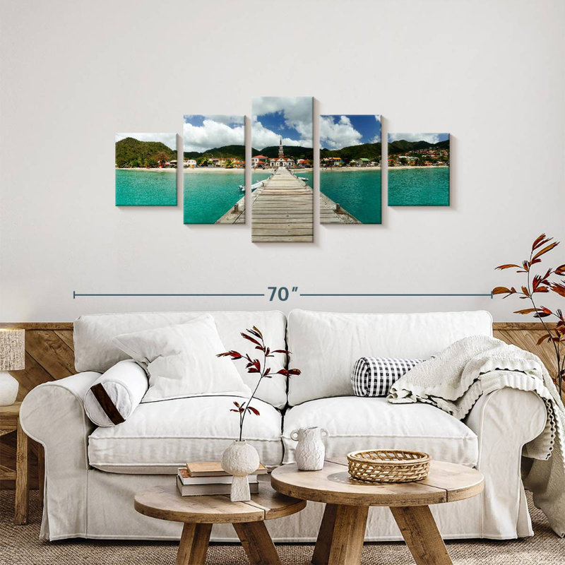 Quai Martinique, H 24 po x l 55 po