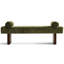 Banc rembourré en chenille l 60 po-1018967222