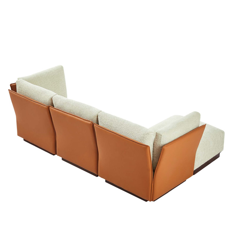 Canapé modulaire combiné libre avec repose-pieds Boucle