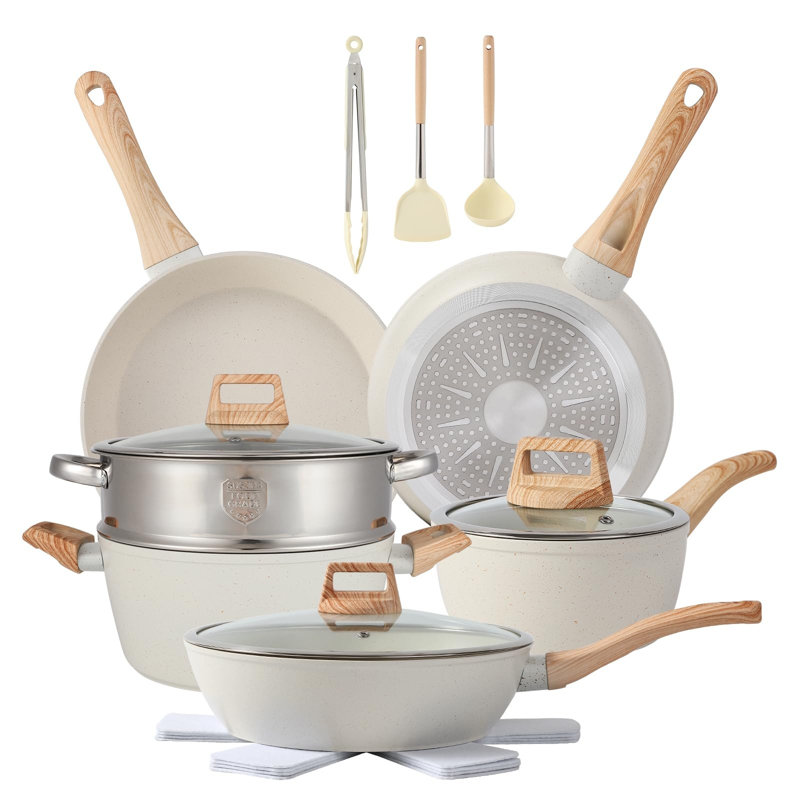 Ensemble de casseroles et de poêles 16 pièces