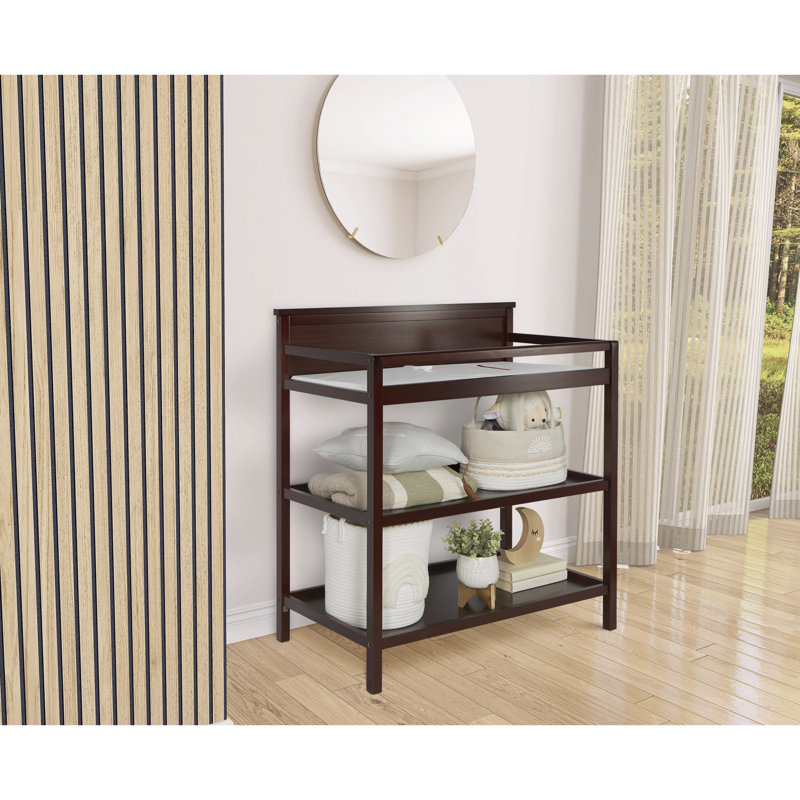 Universal Changing Table with Pad, Espresso