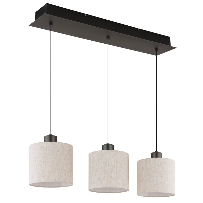 Takota 1 - Light Matte Black LED Geometric Pendant
