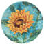 Ensemble de 4 assiettes à salade Golden Sunflowers