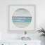 Reproduction d’art sur papier encadrée « relaxation beach »-1352924958