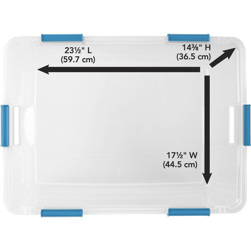 Sterilite Plastic Storage Bin Container