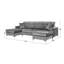 Canapé-lit modulaire en velours Bowdon-480289041