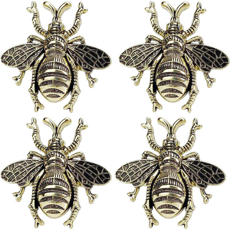 Rond de serviette Bumblebee, Or antique
