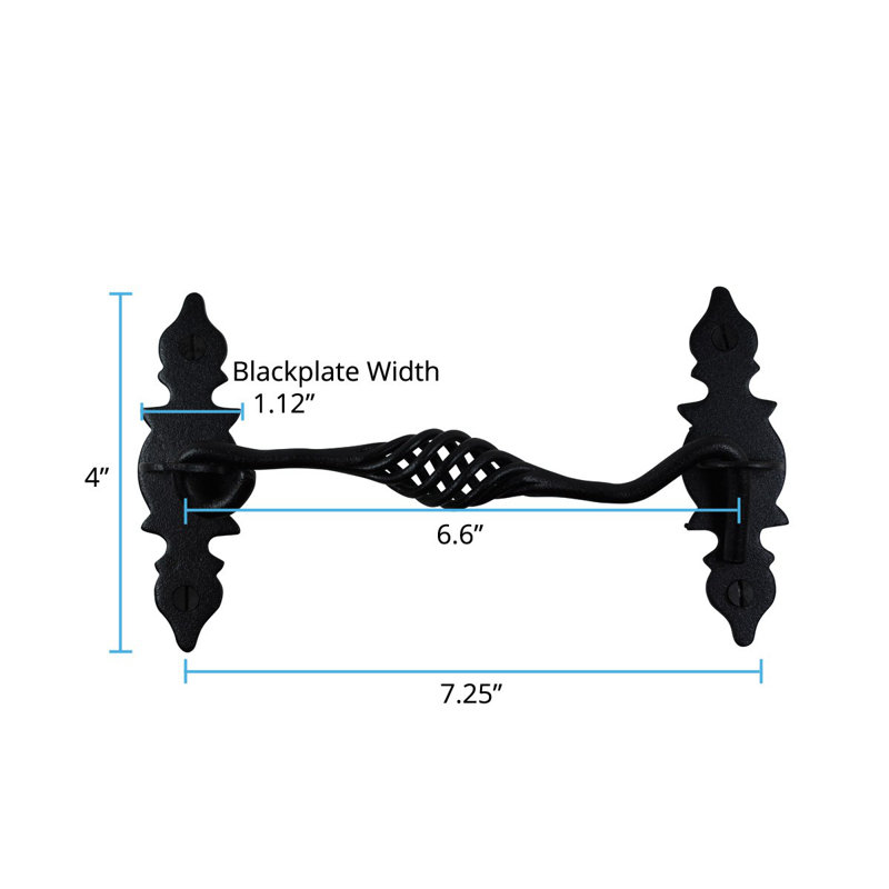 Wrought Iron Cabin Hook Cage Design Latch