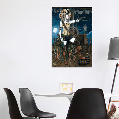 Helena 1 Piece Wrapped Canvas Wall Art