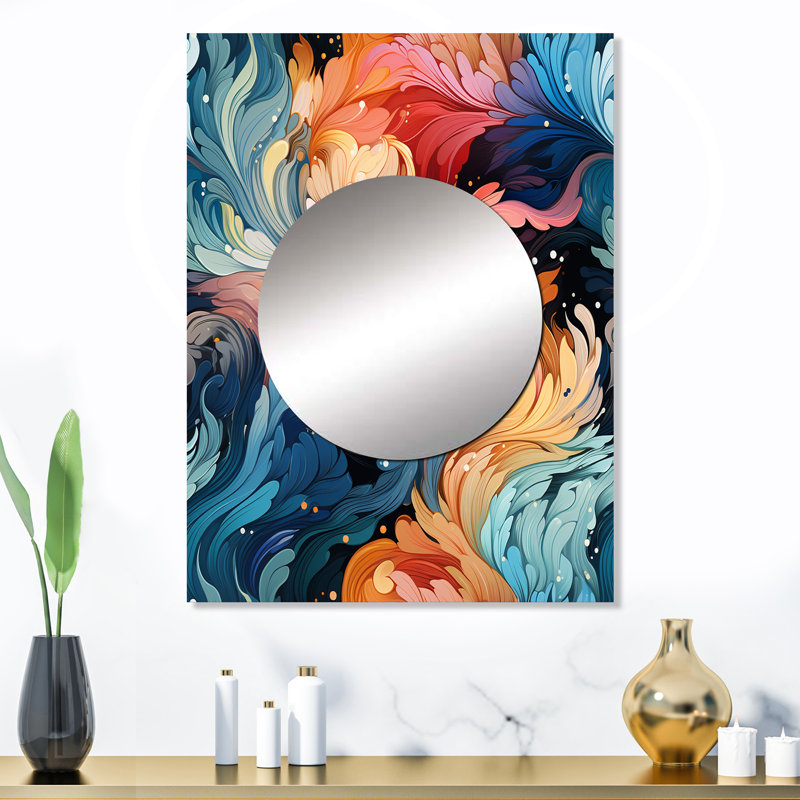 Motif de cachemire artistique Oluwatise, 32 po x 24 po