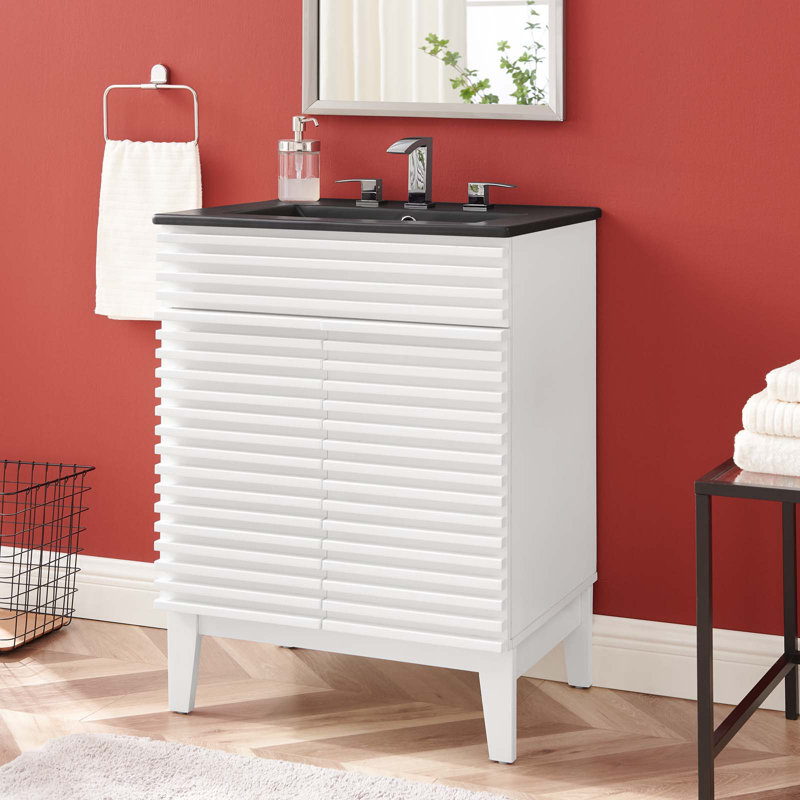Render 24" Bathroom Vanity, White