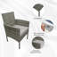 Rattan Garden Furniture Set 4 Seater With Round Dining Table Chairs For Outdoor