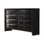 Aslan Black 5-Piece Storage Bedroom Set