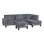 Ensemble modulaire 3 pièces avec repose-pieds-218259622