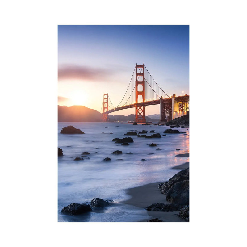 Golden Gate Bridge In San Francisco, Usa by Jan Becke - Wrapped Canvas Print, 66.04 cm H x 45.72 cm W x 1.91 cm D