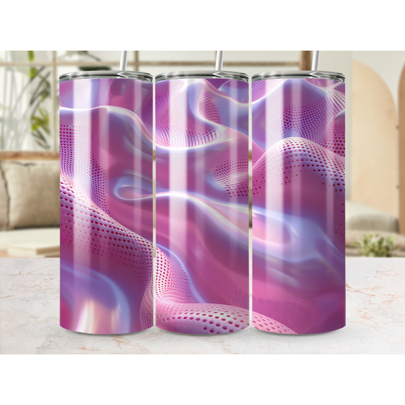 Choose Handmade Tumblers 591ml Vacuum Insulated Stainless Steel (18/8) Travel Tumbler with Straw