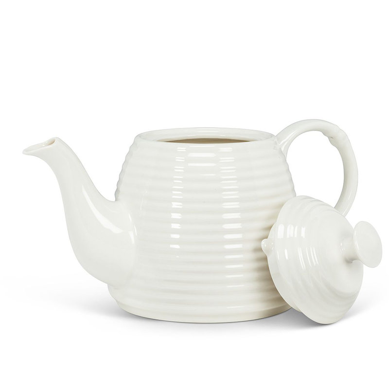Ruche 28 oz. Théière en porcelaine tendre