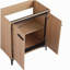 Base de meuble-lavabo 30 po avec lavabo, armoire de rangement avec portes, bois d'ingénierie-120102173